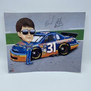 Ward Burton 8x10 Autograph Photo - 1995 Hardee’s Racing Nascar Race Art